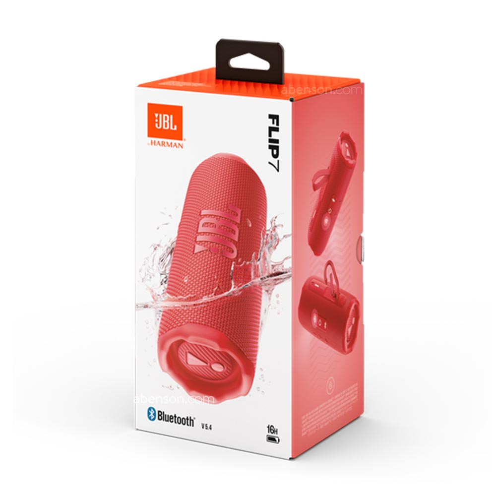 JBL Flip 7 Red Portable Bluetooth Speaker | Home Entertainment