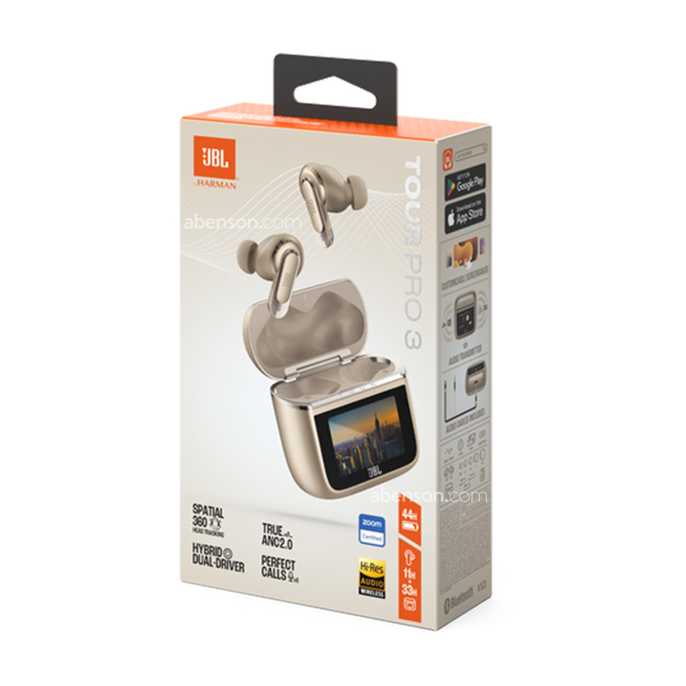 JBL TOUR PRO3 ラテ JBL Tour Pro 3 True Wireless Noise-canceling Earbuds - Latte