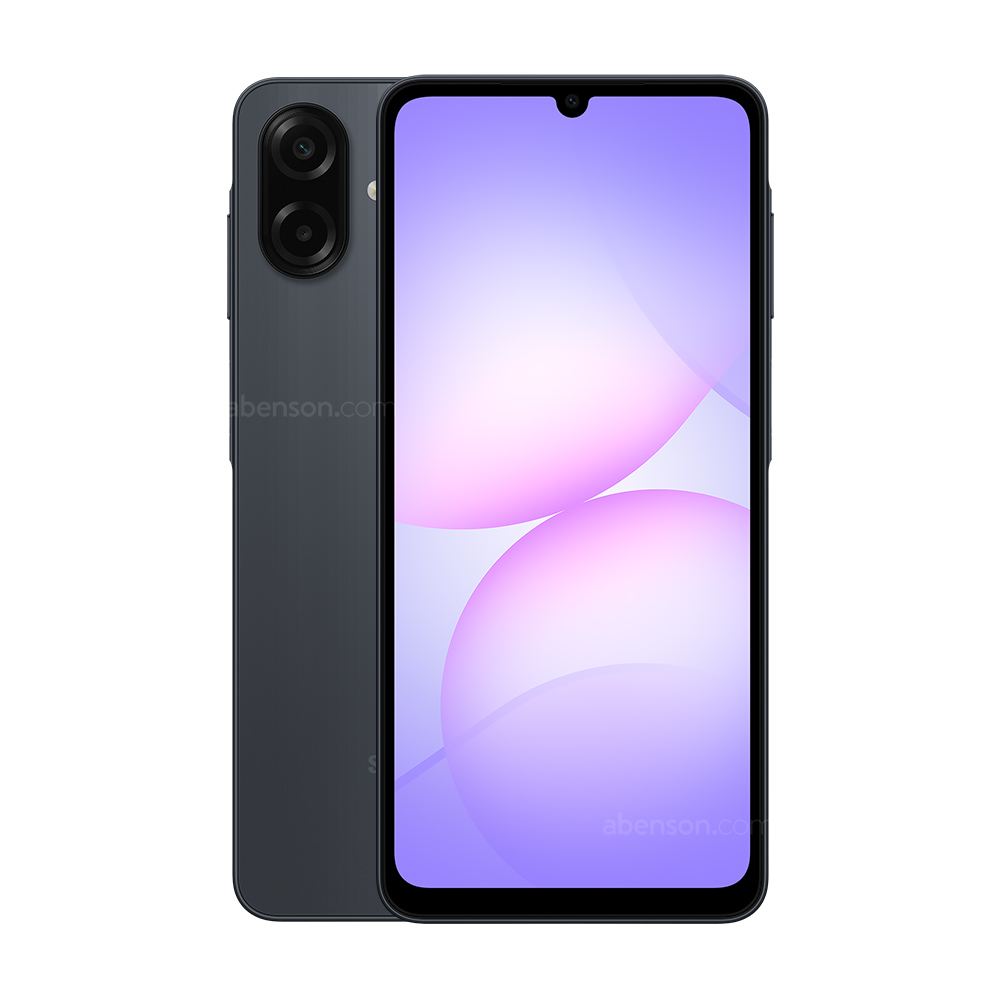 Samsung Galaxy A07 LTE (4GB + 128GB) Black Smartphone | Mobile