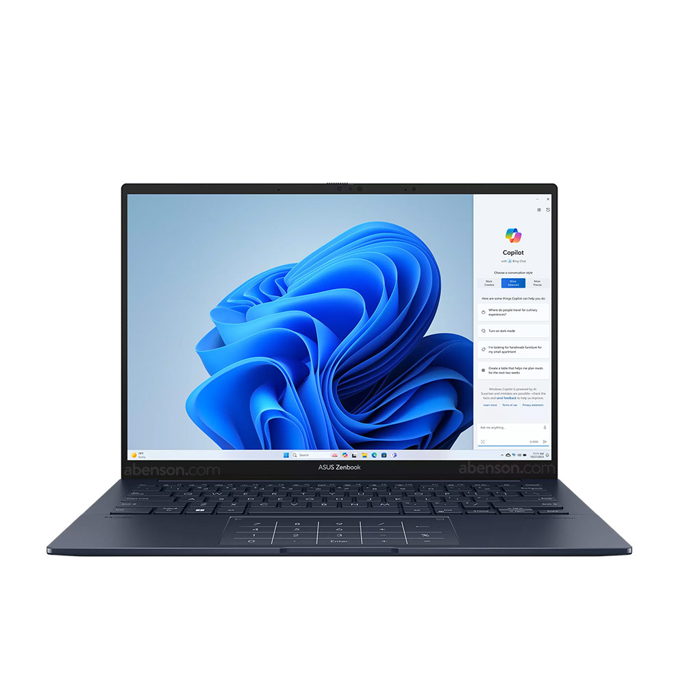 ASUS Zenbook 14 UX3405CA-ST1308WSM Ponder Blue Laptop