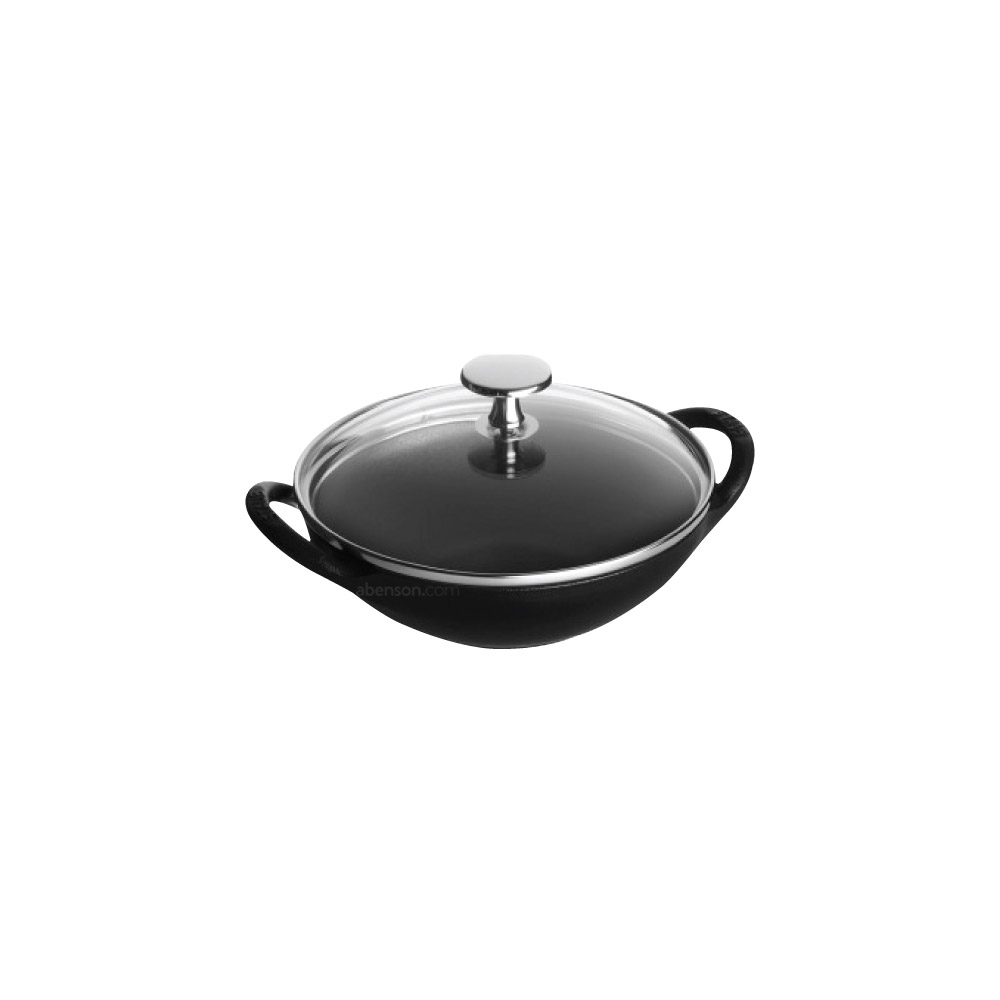 調理器具 STAUB BEBE WOK 16cm Staub Baby Wok 16cm Campagne Limited Small Iron Pot Glass