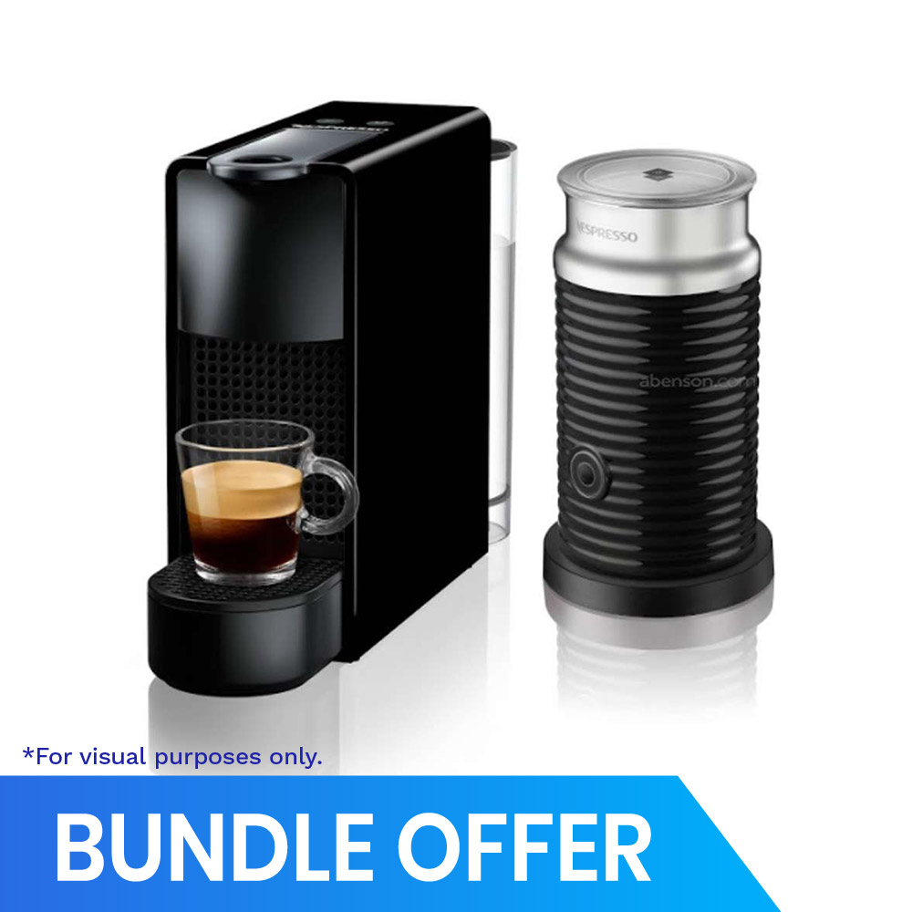 Nespresso Essenza Mini Black + Aeroccino 3 Black Bundle | Food and