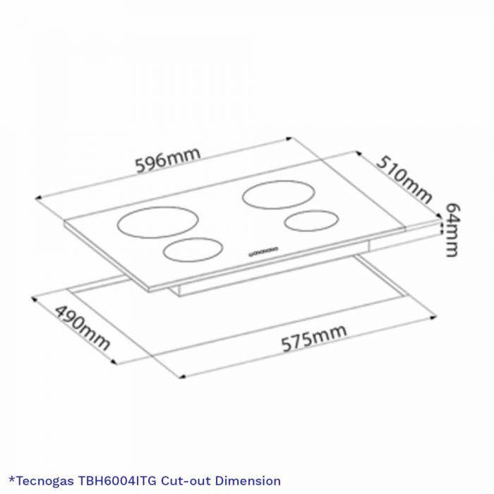 tecnogas induction hob