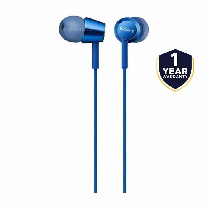 Sony MDR-EX155AP Blue In-Ear Headphones 
