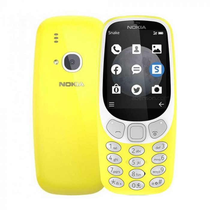 Nokia 3310 3G Yellow Smartphone | Mobile | Abenson.com