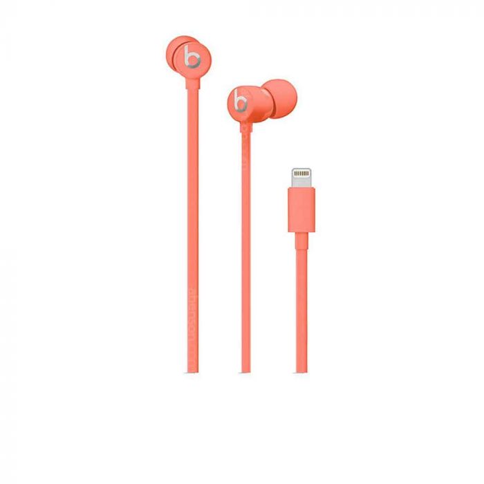 urBeats3 Earphones with Lightning Connector Coral In-Ear Earphones