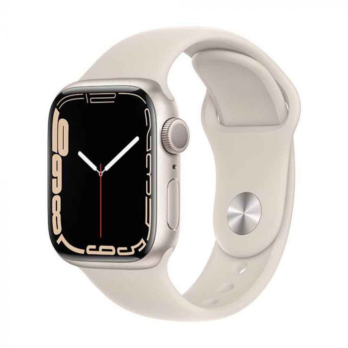 Apple Watch Series GPS Starlight 41mm Aluminum Case with Starlight Sport  Band Wearables Mobile