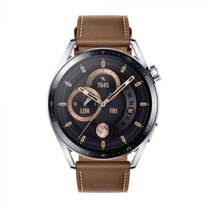 HUAWEI WATCH GT 3 46mm ブラウンレザー Huawei Watch GT 3 Brown Smartwatch | Wearables | Electroworld