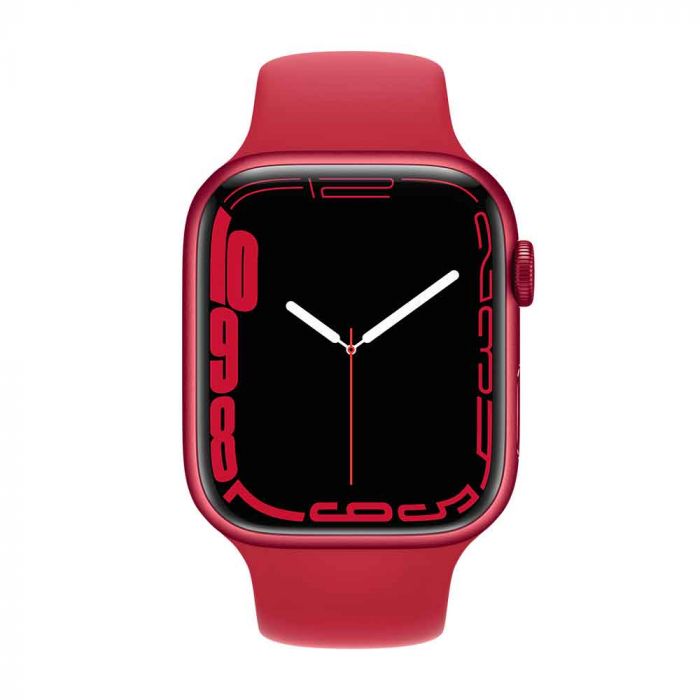 Apple Watch Series 7 GPS + Cellular 45mm (PRODUCT)RED Aluminum Case with ( PRODUCT)RED Sport Band Smartwatch | Wearables | Mobile | Abenson.com