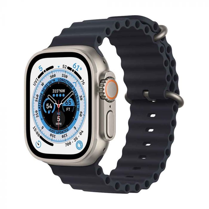 Apple Watch Ultra GPS Cellular 49mm Titanium Case with Midnight