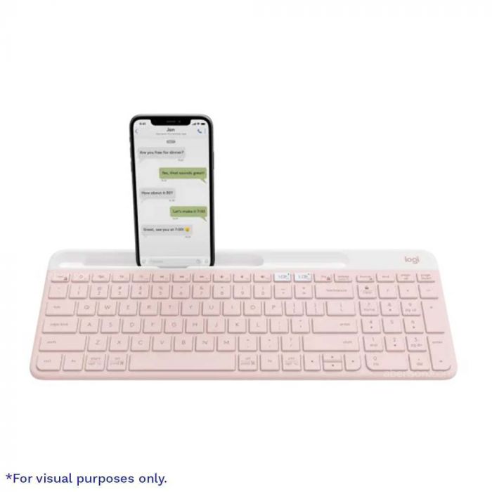 Logitech K580 Slim Rose Multi-Device Wireless Keyboard PC