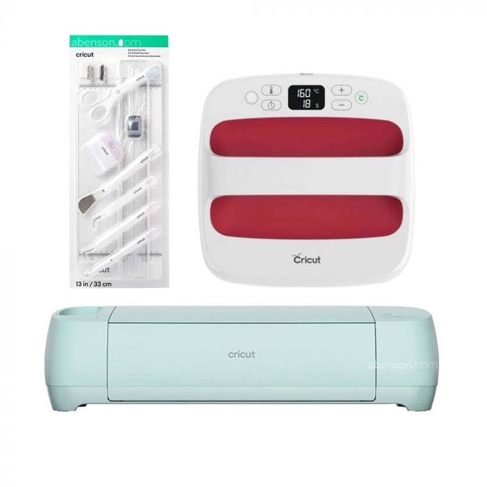 Cricut Explore Air Mint EasyPress Essential Tool Set 12