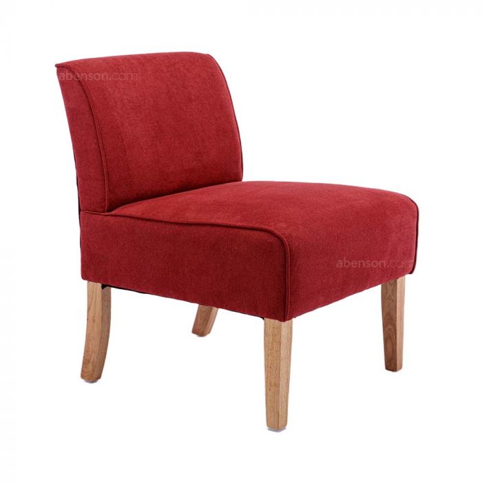 abensonHOME Sherri Dark Red Armchair Chairs Living Room