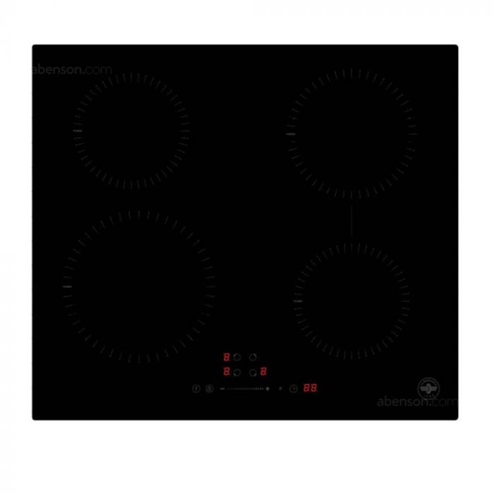 Lagermania 60cm Burner Ceramic Built-in Electric Hob Black