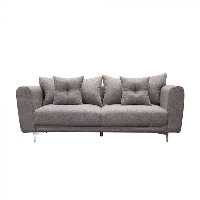 abensonHOME Shely Grey 3-Seater Sofa Sofas Sofas and Recliners