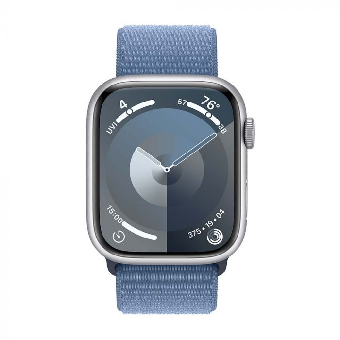 Apple Watch Series 9 GPS Silver 45mm Aluminum Case with Winter 