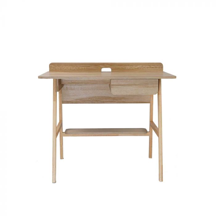 Koncept Furniture Compact Lindenberg Oak Work Desk Office Tables Office abensonHOME Office Furniture and Accessories Abenson