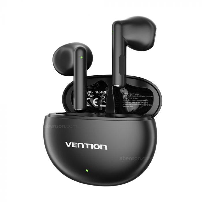 Vention Elf E06 Black Wireless Earbuds Personal Audio