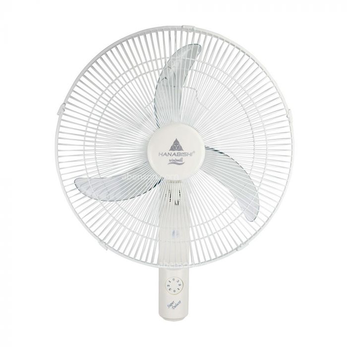 【HANABI】 Hanabishi Windmill 16WF Pearl White Wall Fan | Electric Fans and