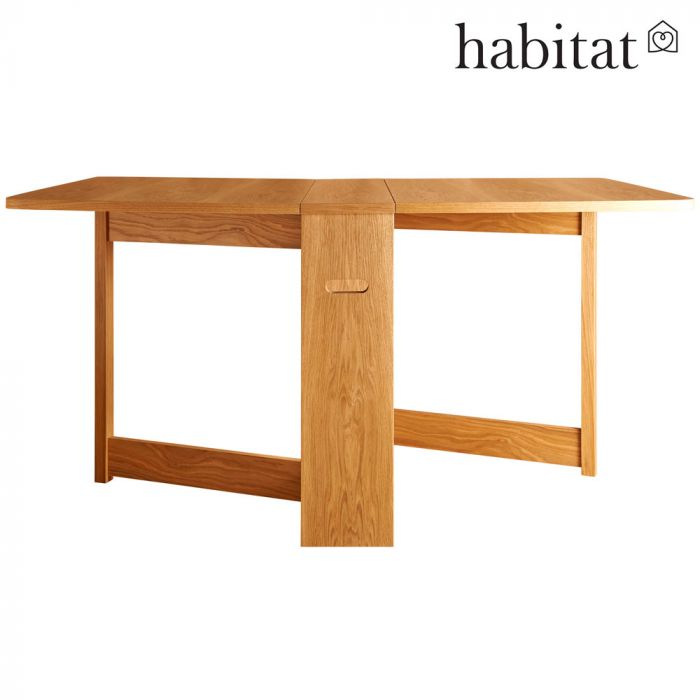 habitat drop leaf dining table