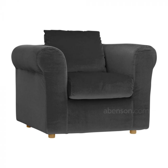 habitat grey armchair