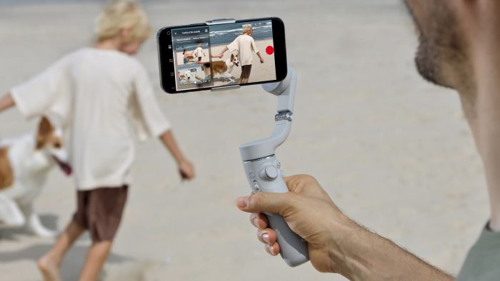DJI OM 5 Sunset White Gimbal Selfie Stick | Cameras