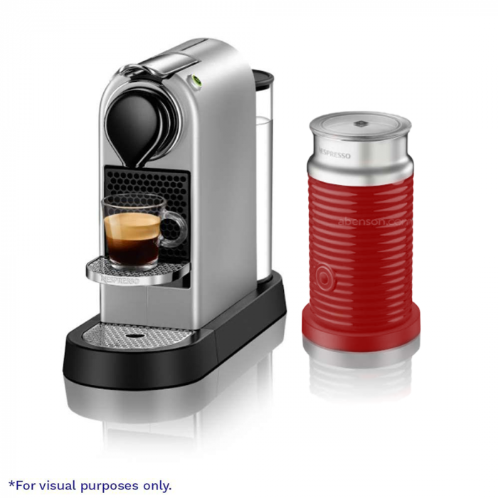 sponsor jurist hjælp Nespresso Citiz Silver + Aeroccino 3 Red Bundle | Food and Beverage | Small  Appliance | Abenson.com