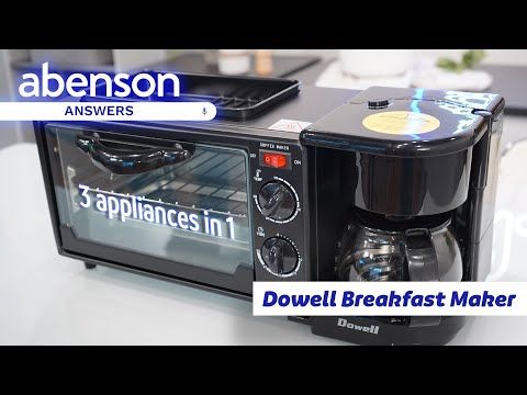 Dowell BM-22 3-in-1 Breakfast Maker, Kitchen Appliance, Small Appliance