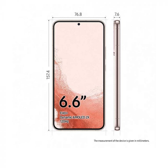 Samsung Galaxy S22+ (8GB + 256GB) Pink Gold Smartphone