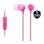 Sony MDR EX15AP/PIC Pink Earbuds Earphones