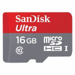 SanDisk Ultra microSD 16GB 80MB/S Memory Card