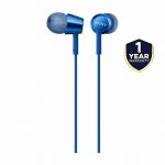 Sony MDR-EX155AP Blue In-Ear Headphones