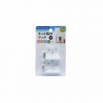 HOME VALUE Mounting Hooks for Wire Net 4-pc. Pack