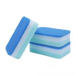 HOME VALUE Hard Scrub Sponges Blue