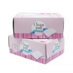 HOME VALUE Clean Cotton Puff 2 Packs 80 sheets