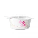 abensonHOME Melaware Flora Casserole with Cover and Spoon
