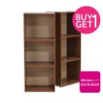 Homeplus Storage Shelf 3 Layers B1T1 Natural/Wenge