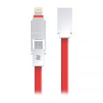 Rock Space M7 2-in-1 Red  Micro-USB and Lightning Cable