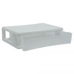HOME VALUE Horizontal Drawer White Clear
