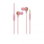 Promate Flano Pink Stereo Earphones with Inline Microphone 