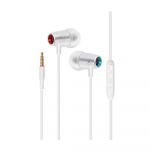 Promate TuneBuds-1 Silver Dynamic In-Ear Stereo Earphones with In-Line Microphone