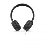 JBL Tune 500 Black Wired On-Ear Headphones
