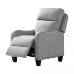 abensonHOME Brendon Pushback Recliner Light Grey