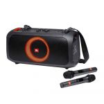 JBL PartyBox On-The-Go Portable Party Speakers with Built-in Lights and Wireless Mic