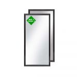 Homeplus SPT8005 12x24cm Brown Wall Mirror