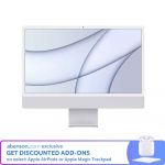 Apple iMac (4.5K Retina, 24-inch, 2021) MGPC3PP/A Silver Desktop 