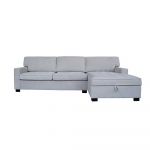 abensonHOME Lindsay Grey Pull out Sofa bed with Mattress