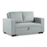 abensonHOME Bethany Light Grey Pull out Sofa Bed
