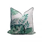 abensonHOME Leaves 45cm Green Pillow