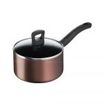 Tefal Day by Day 18cm Brown Saucepan with Lid